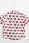 Boys Red Turtle Half-Sleeve Shirt