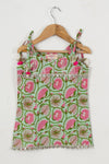 Green Floral Embroidered Kurti with Maroon Afghani Salwar and Dupatta