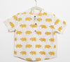 Boys Yellow Elephant  Half-Sleeve Shirt